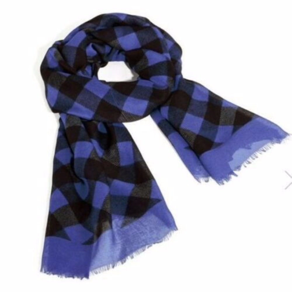 NWT Vera Bradley Soft Fringe Scarf - Buffalo Check